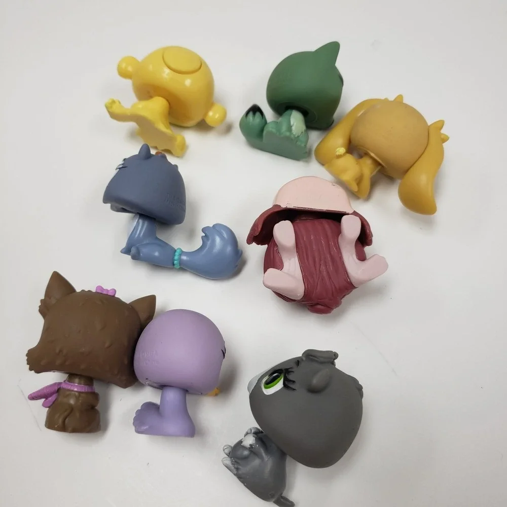 lot of 8 Bratz Pets Petz Lil Angelz Bobble Heads MGA Figures Animal Toys